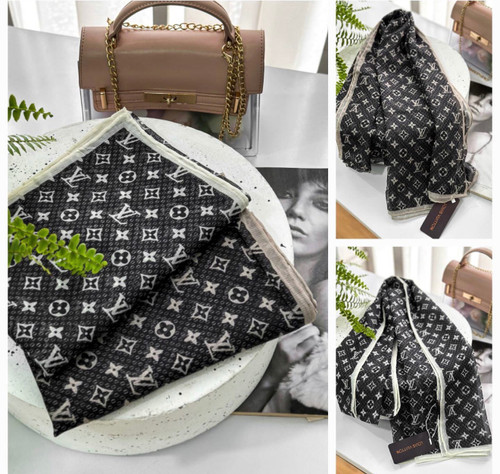 شال حریر اورجینال طرح LV