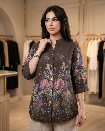 شومیز لینن ایتالیایی