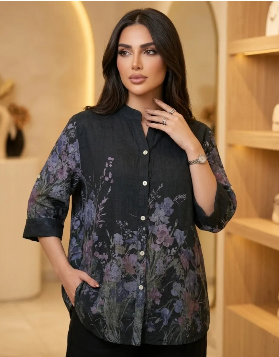 شومیز لینن ایتالیایی