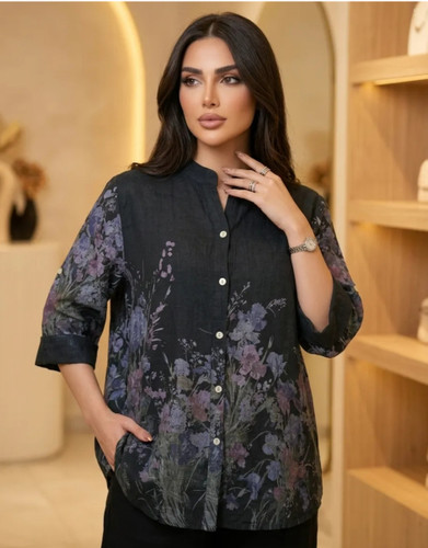 شومیز لینن ایتالیایی
