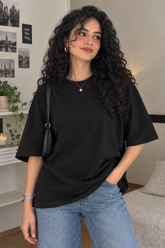 تیشرت باکسی ساده